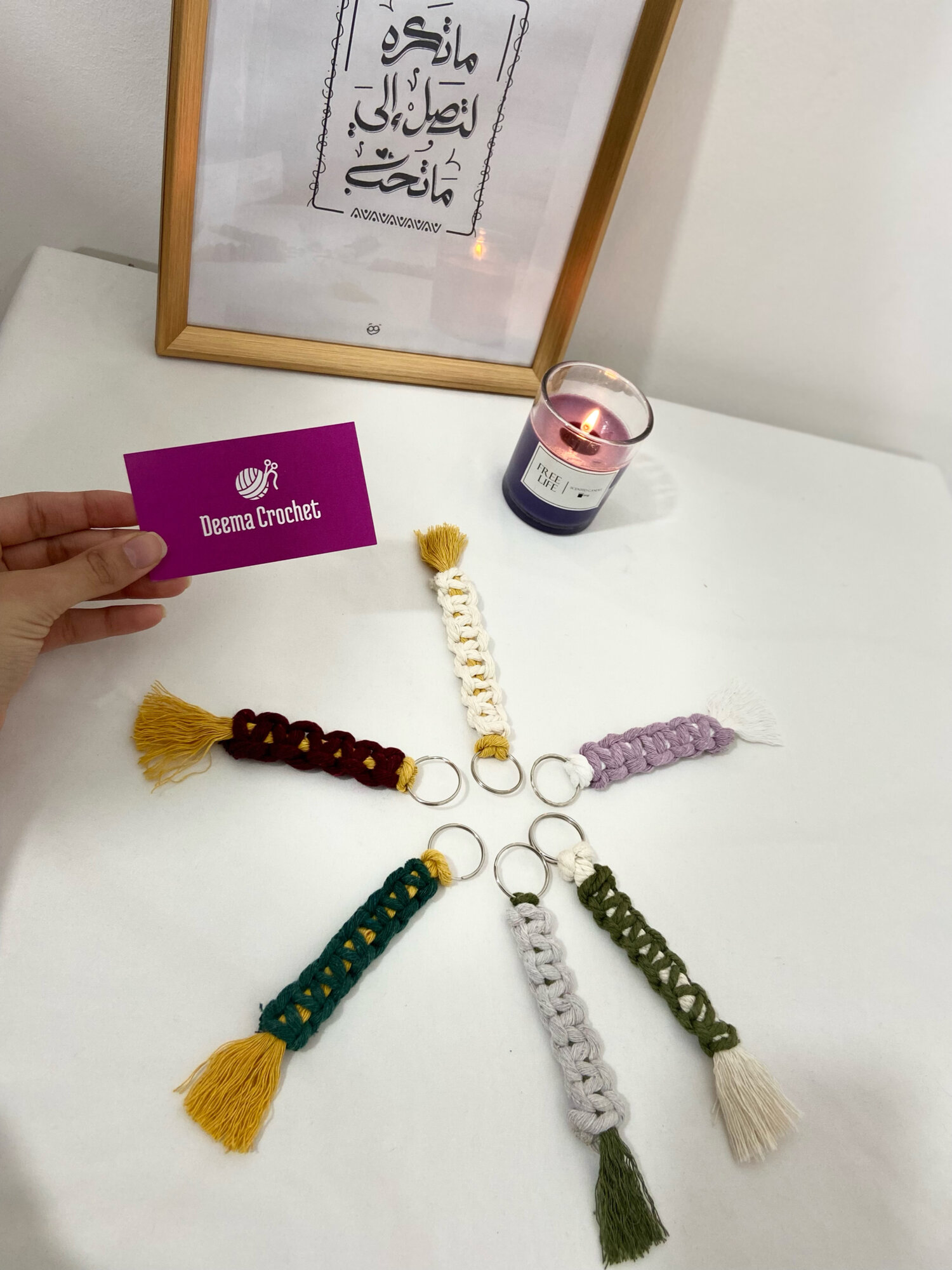ميدالية مكرمية 🌵