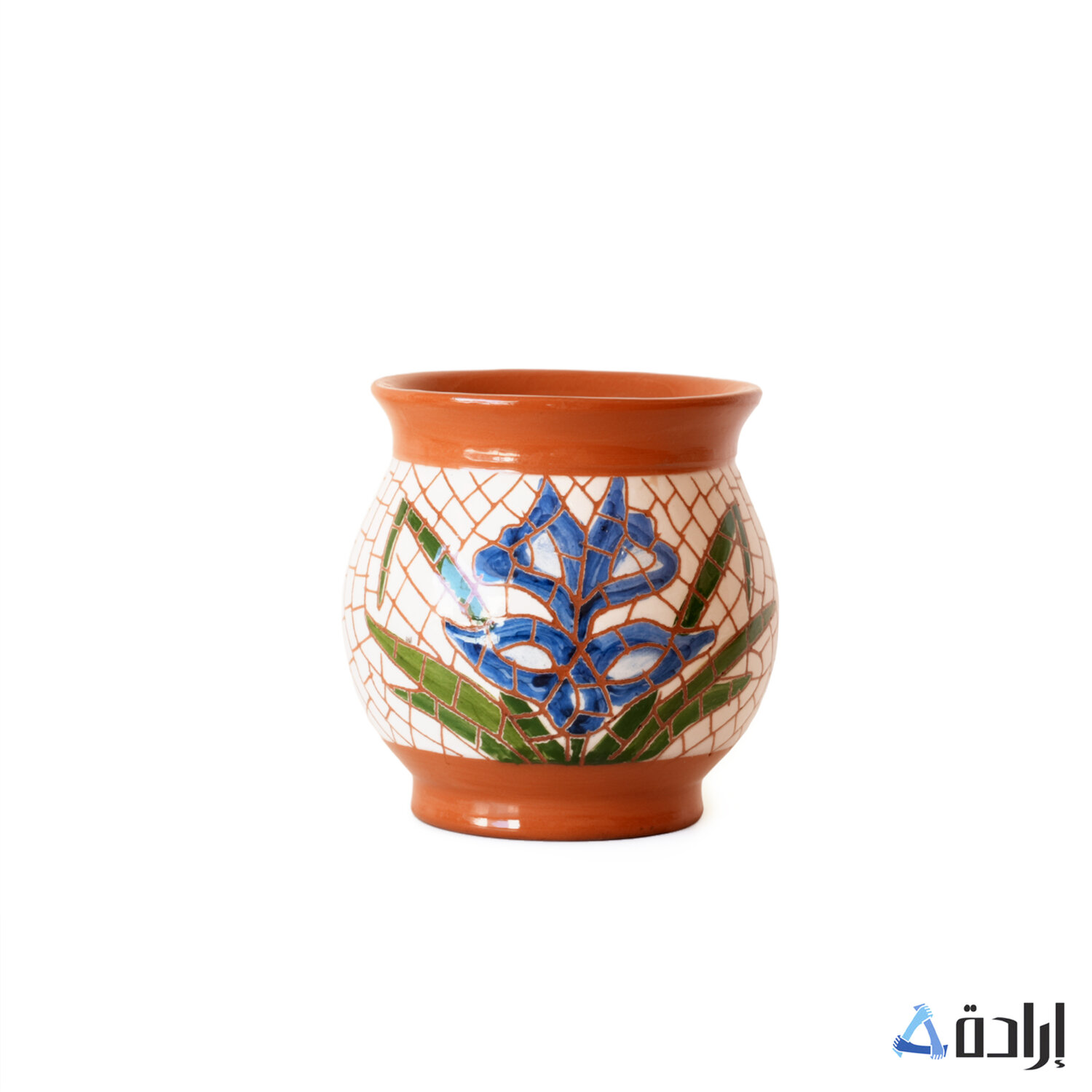 فازة من الخزف والفسيفساء