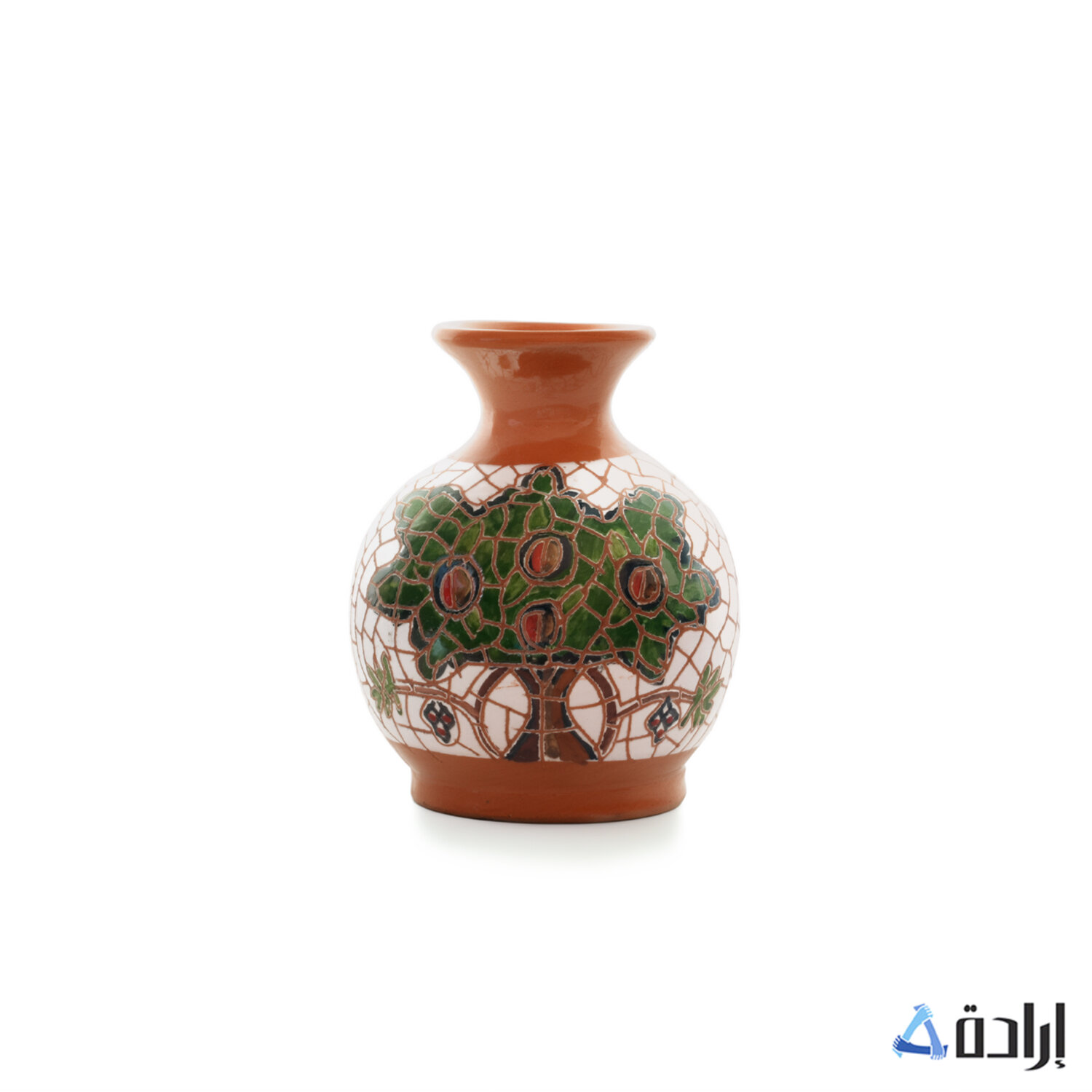 فازة من الخزف والفسيفساء